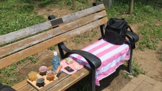 女一人ピクニック を上野で。